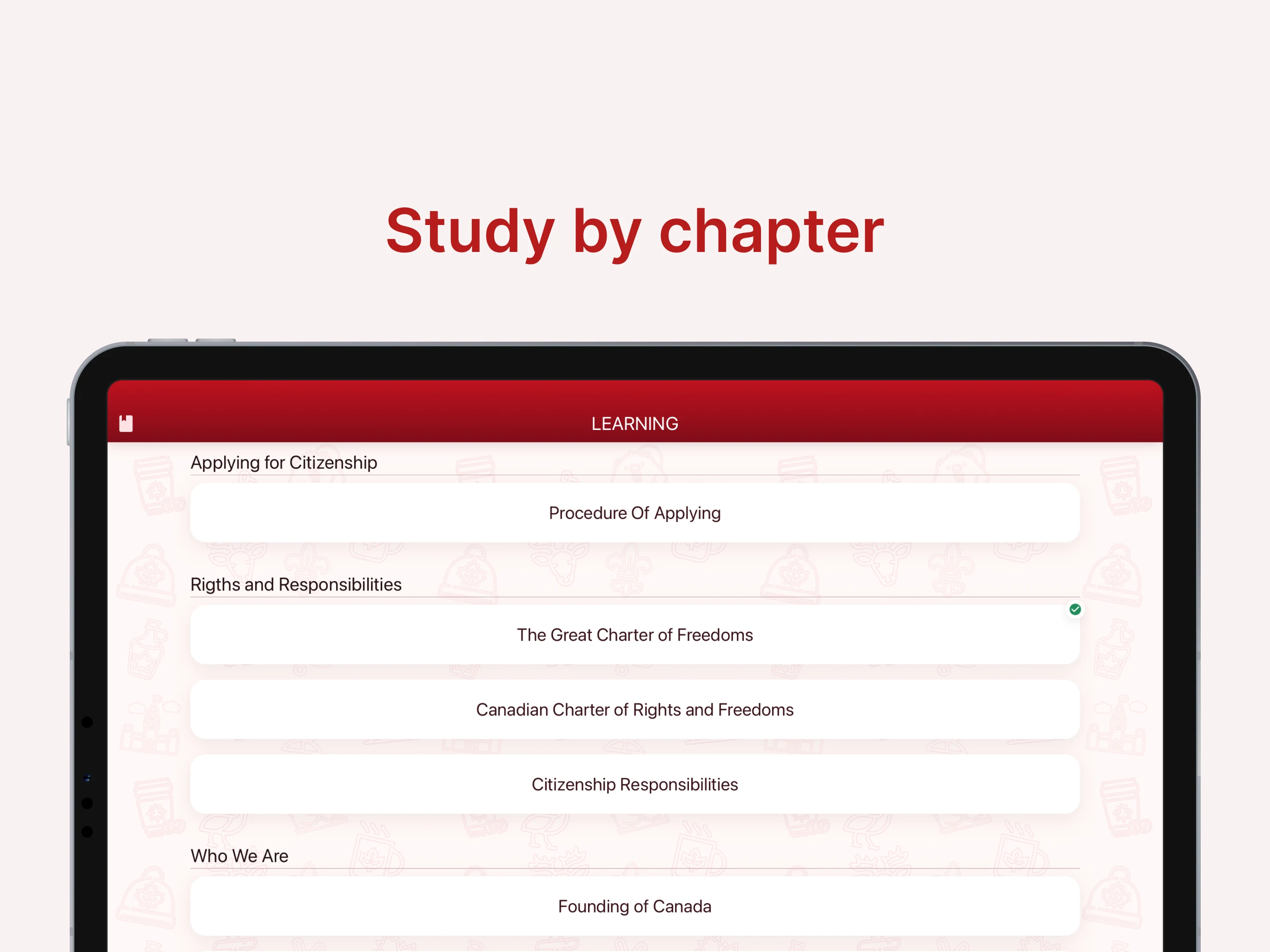 Canadian Citizenship Test 2026 screenshot