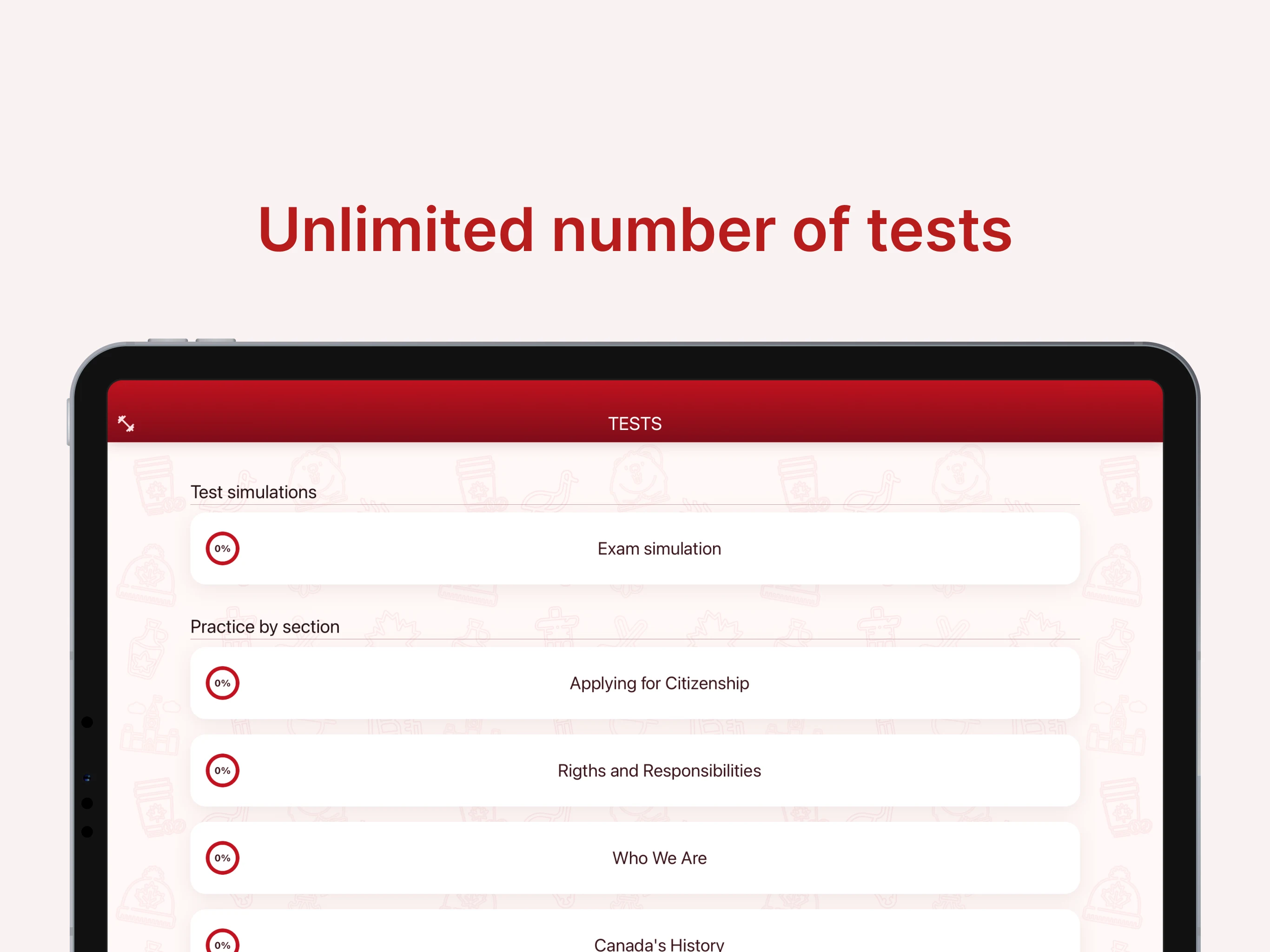 Canadian Citizenship Test 2026 screenshot