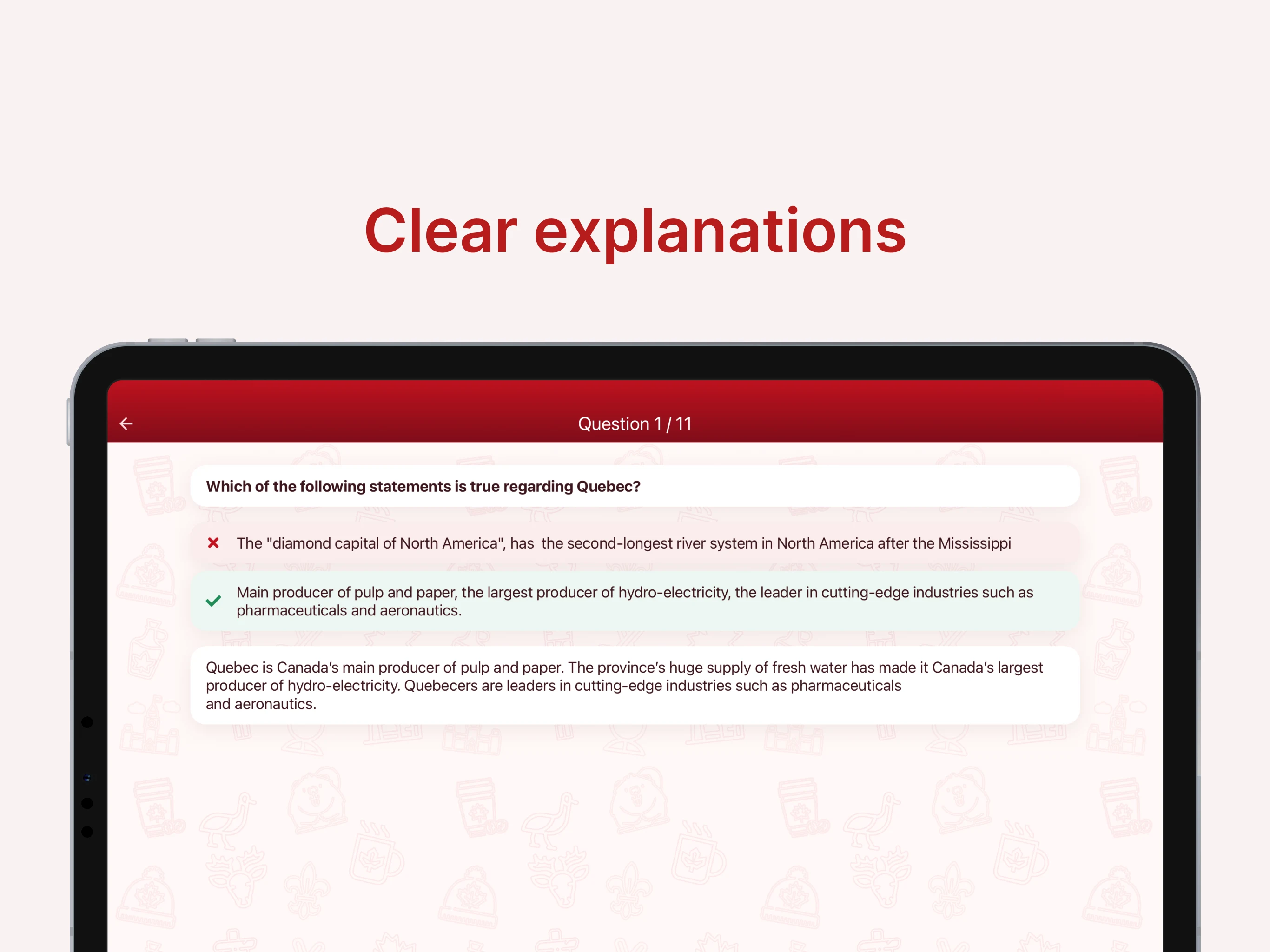 Canadian Citizenship Test 2026 screenshot
