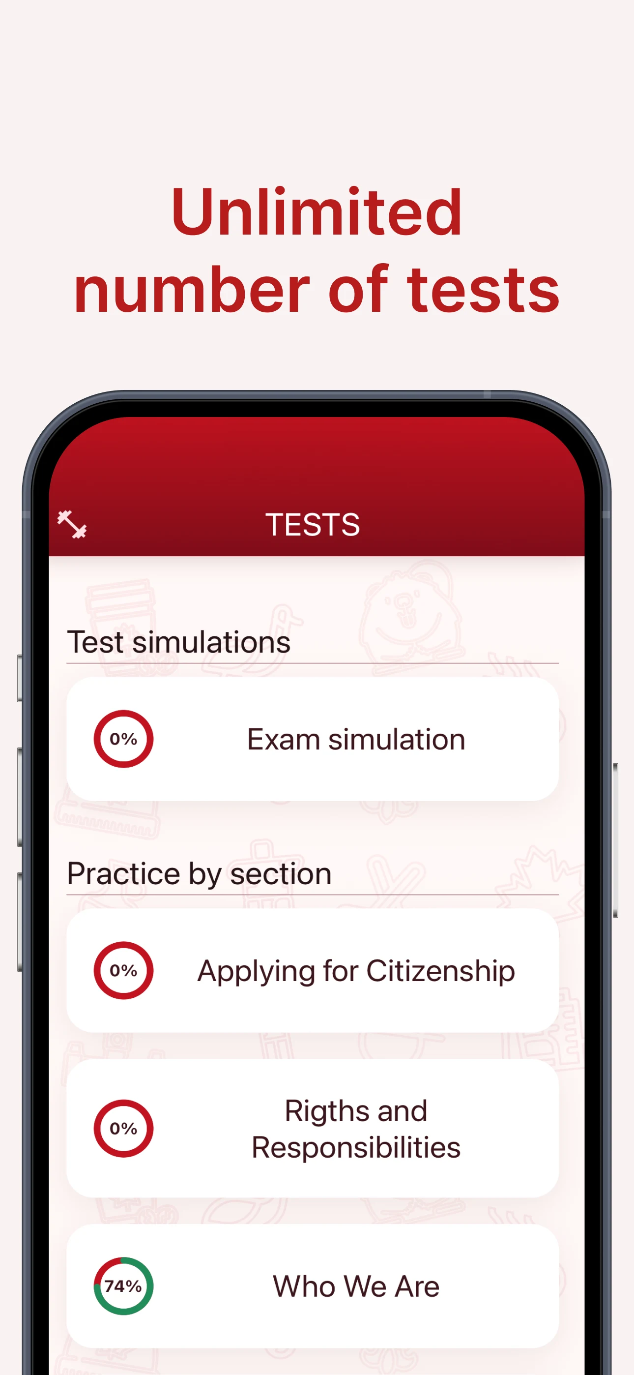 Canadian Citizenship Test 2026 screenshot
