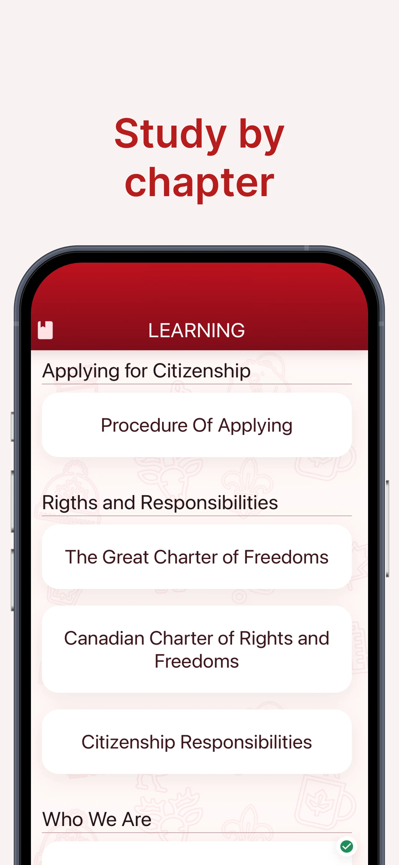 Canadian Citizenship Test 2026 screenshot